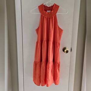 THML Orange Sleeveless Dress